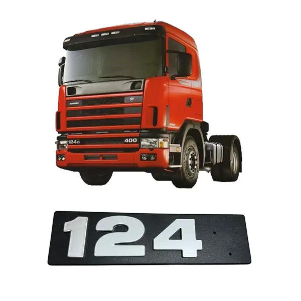 Emblema Frontal Grade 124 Caminhao Sc Sere 4