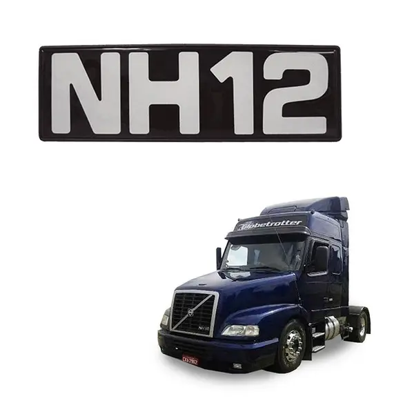Emblema Grade Frontal para Volvo NH12 — 8122325