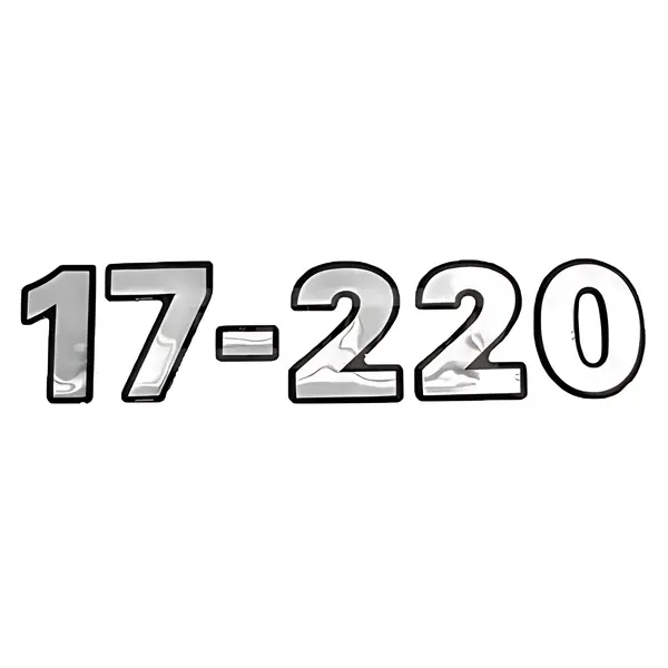 Emblema Lateral 17220 Worker Serie Prata — VW17220
