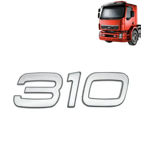 Emblema Lateral Cromado para Caminhão Volvo VM 310