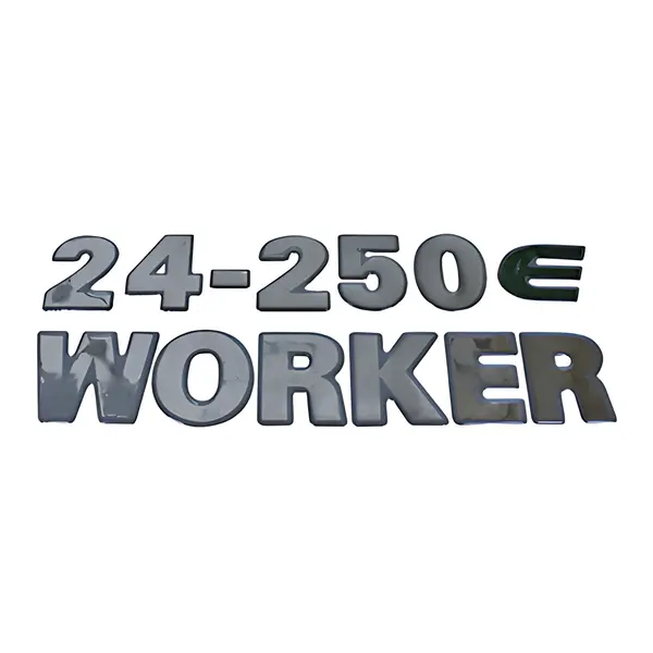 Emblema Lateral VW Worker 24250E Prata — 2T0854433E