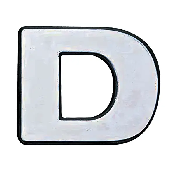 Emblema Letra D para Caminhao Scania — 1365116
