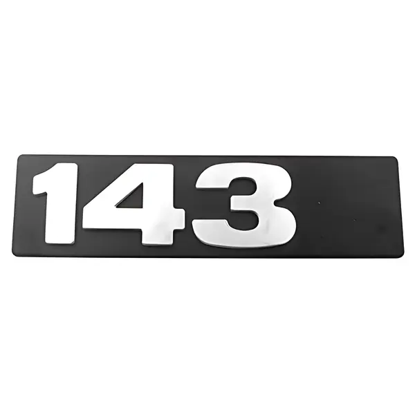 Emblema Letreiro 143H R143 — 384107