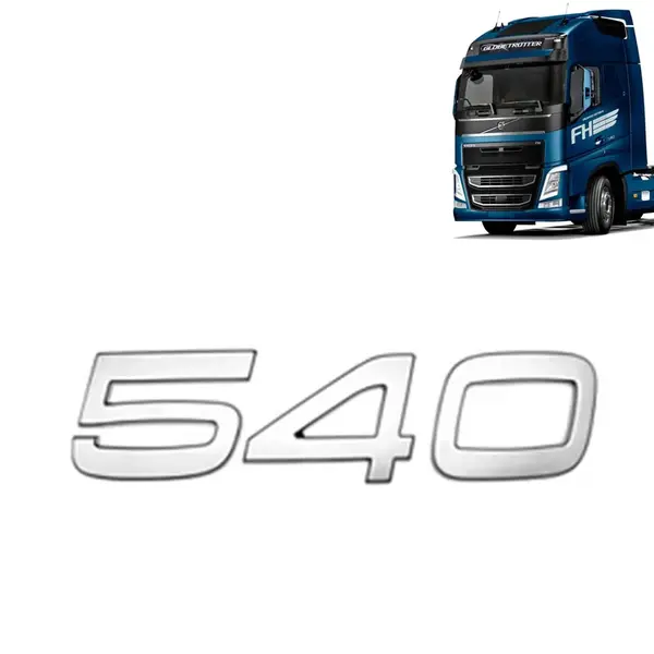Emblema Letreiro Cromado para Caminhão Volvo FH 540 2015 á 2020 21443194