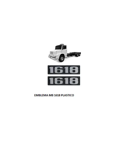 Emblema MB 1618 Plastico