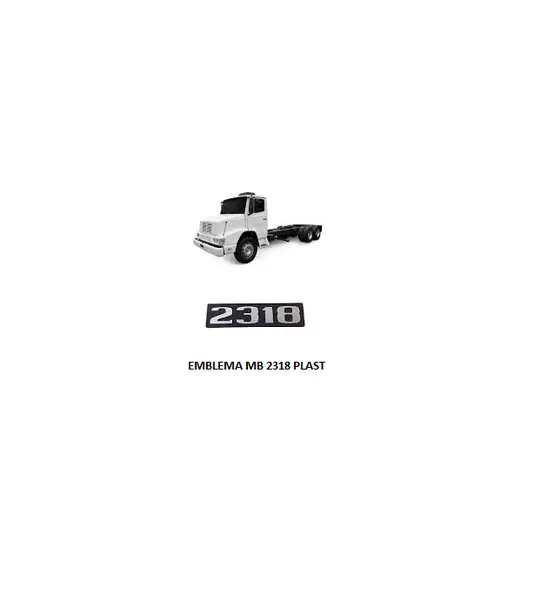 Emblema MB 2318 Plastico