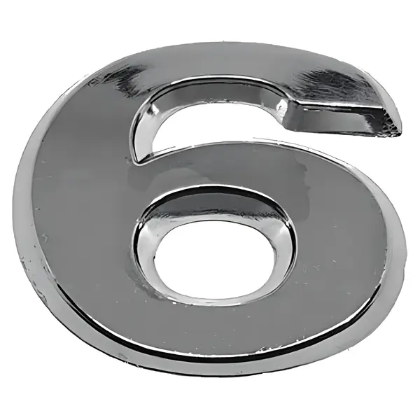 Emblema Numero 6 9 Cromado Caminhao VW — ML3386
