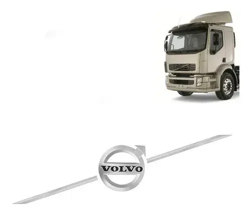 Emblema Transversal Grade para Caminhão Volvo FH após 2015 Cromado
