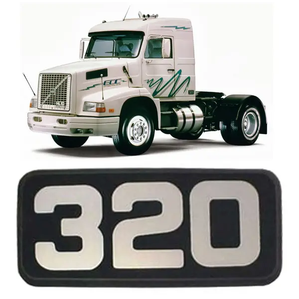 Emblema Volvo NL/edc N°320 Lateral Cabine