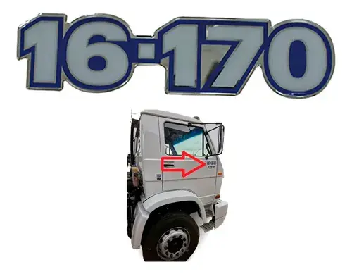 Emblema VW 16.170 Serie Azul — TAG853751A