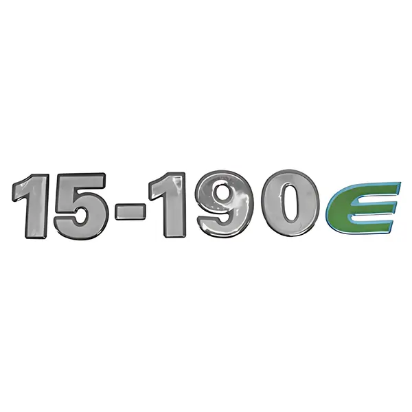 Emblema VW Worker 15190E Serie Prata — 2S0853679B