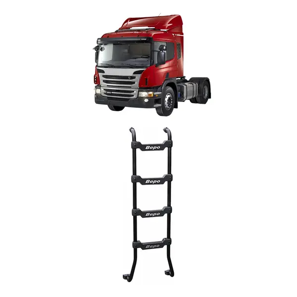 Escada Cabine Scania Serie 4 P 94/310/330/340 Preta Cab.baixa