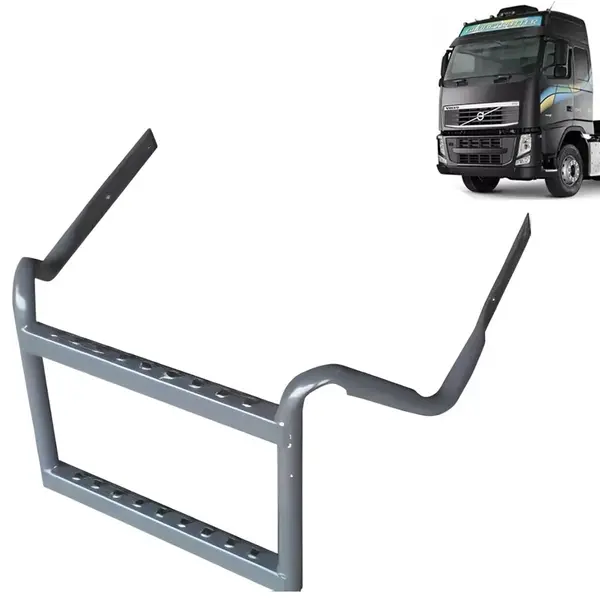 Escada Plataforma Caixa Bateria para Caminhão Volvo FH / NH / FM até 2014