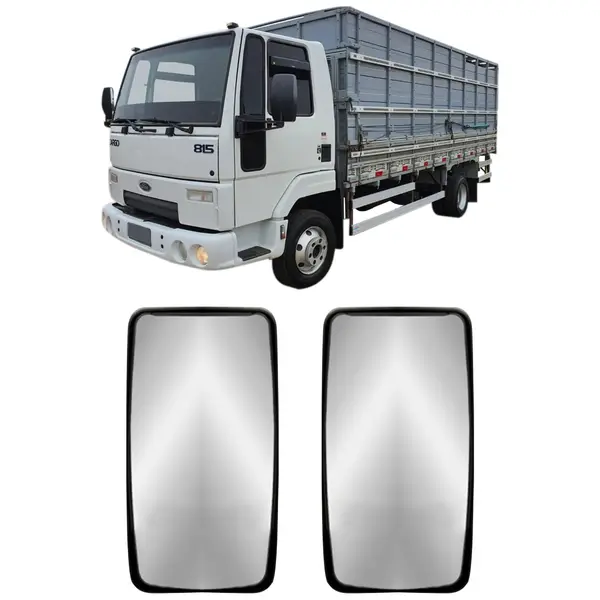 Espelho Retrovisor Caminhão Ford Cargo Plano até ...2010 Par
