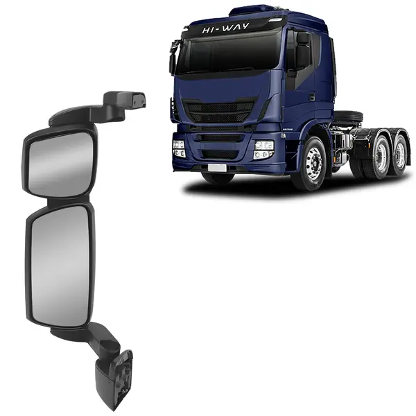 Espelho Retrovisor Caminhão Iveco Hi-way Tector Esquerdo
