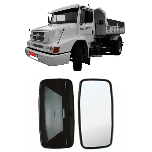 Espelho Retrovisor Caminhão MB 1418 1618 1620 Atron Convexo
