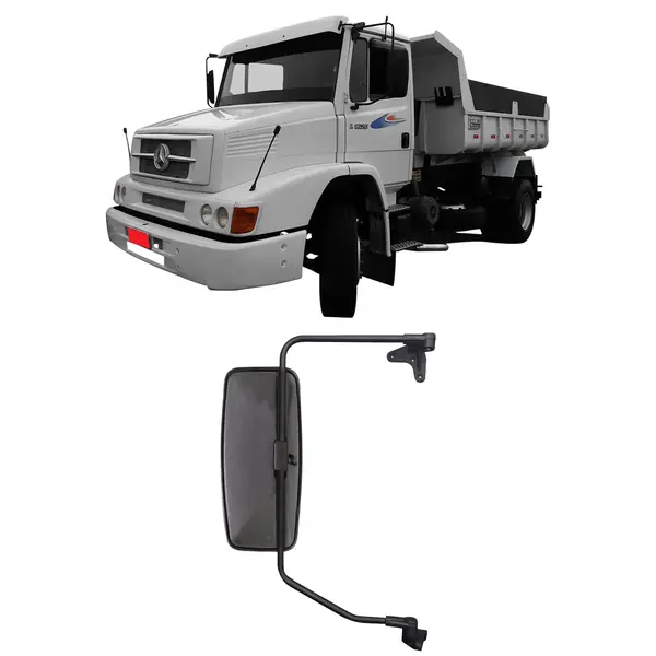Espelho Retrovisor Caminhao MB 1620 1634 1938 Atron Convexo L/d