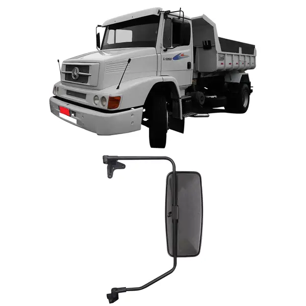 Espelho Retrovisor Caminhao MB 1620 1634 1938 Atron Plano L/e