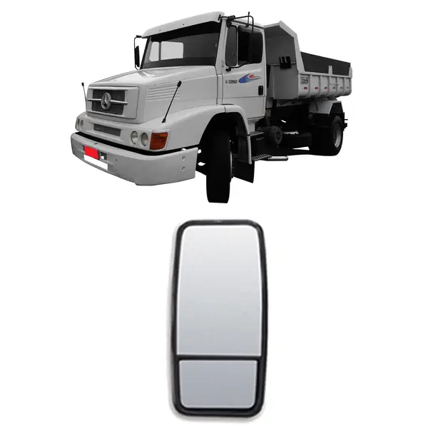 Espelho Retrovisor Caminhão MB HPN / Atron Convexo Bifocal L/d