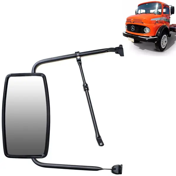 Espelho Retrovisor Completo para Caminhão MB 1113 1313 1513 1318 Plano Lado Direito / Lado Esquerdo