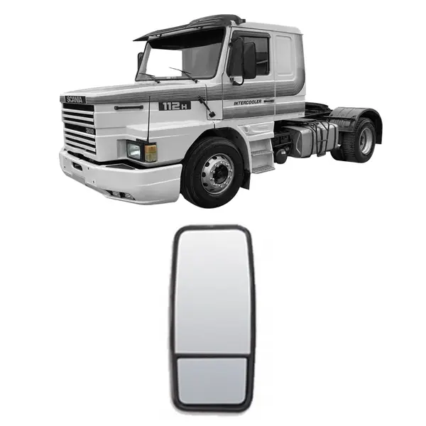 Espelho Retrovisor Convexo Caminhão Sc T/r 112/113 Bifocal L/d