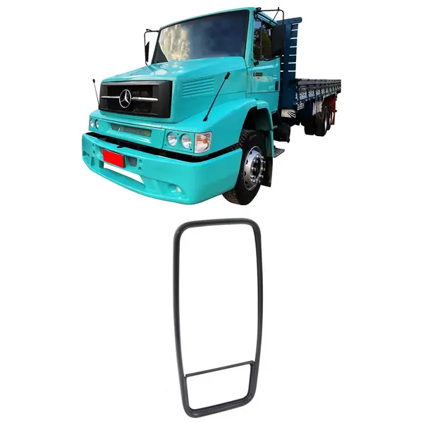 Espelho Retrovisor Plano Externo Bifocal Caminhão MB 1620 1622 1720 L/d