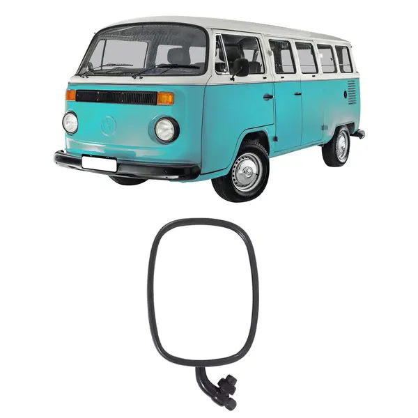Espelho Retrovisor Plano Externo VW Kombi L/e