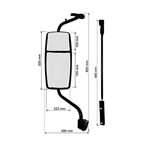 Espelho Retrovisor VW Constellation 17250 24250 — 2S2857501H