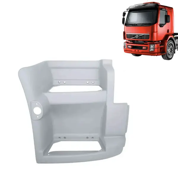 Estribo Cabine em Fibra Para Caminhão Volvo VM Até 2014 Lado Direito com Sinaleira