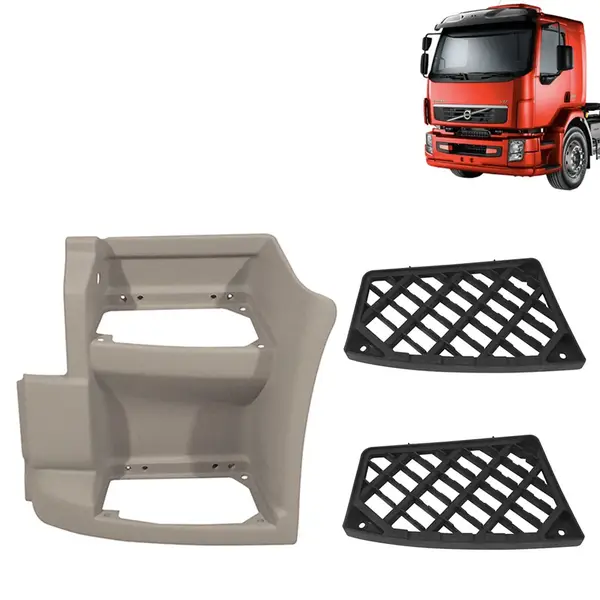Estribo Cabine para Caminhão Volvo VM 2006 á 2019 Lado Esquerdo com Pisantes