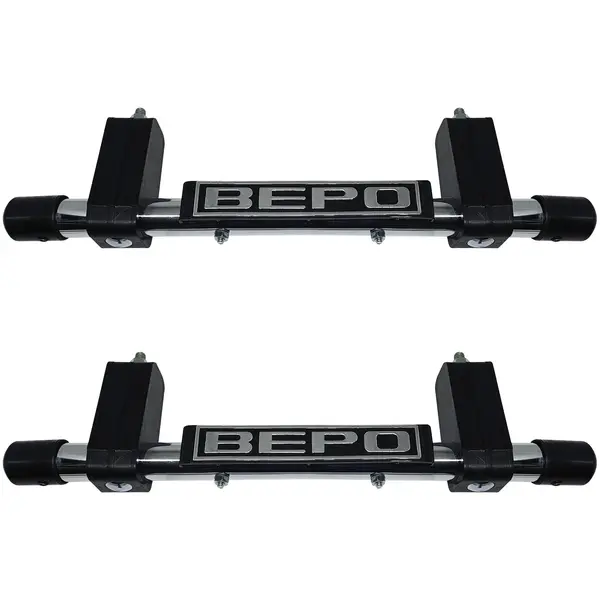 Estribo Cromado Parachoque Chevrolet Ford MB Adaptação Par