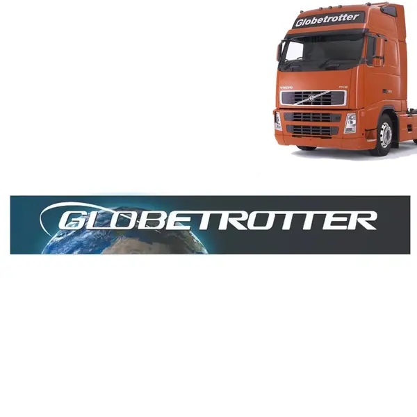 Faixa Adesiva Testeira Quebra-Sol para Caminhão Volvo FH Globetrotter até 2014