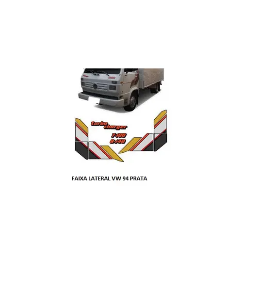 Faixa Lateral VW 94 Prata/ouro