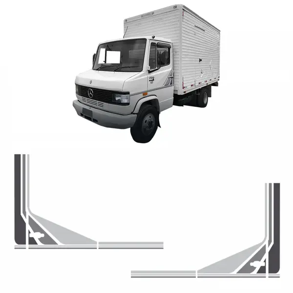 Faixa Porta Caminhão MB 709 1995