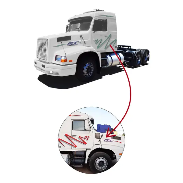 Faixa Porta Caminhão Volvo EDC 1996