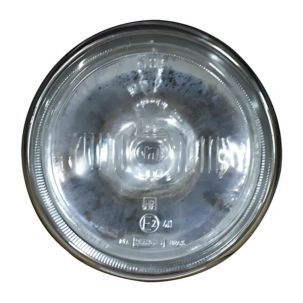 Farol Auxiliar Milha Cristal Aro Cromado Nino — ML0457