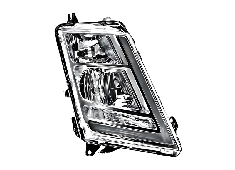 Farol Dir Cromado C Drl para Volvo FH FM — 21221129