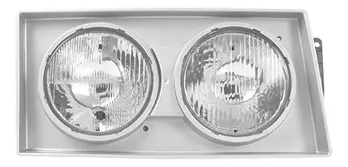 Farol Lado Direito Moldura Cinza Compatível Volkswagen Titan Worker