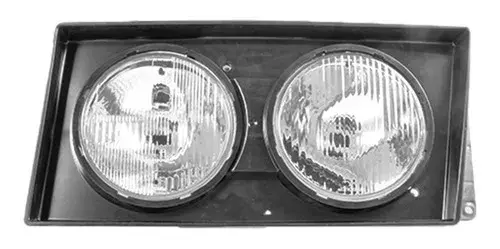 Farol Lado Direito Moldura Preta Compatível Volkswagen Titan Worker
