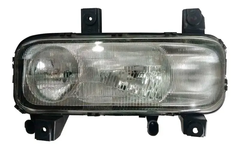 Farol Lado Esquerdo Lente Raiada Compatível Mercedes-benz Atego 1315 1418 1718 1725 2425 2428