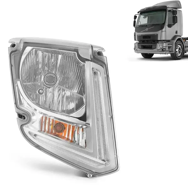 Farol Principal LED para Caminhão Volvo VM após 2014 Lado Direito 84550050