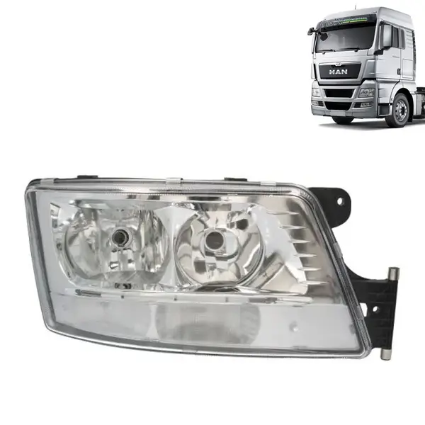 Farol Principal para Caminhão Man TGX Lado Direito