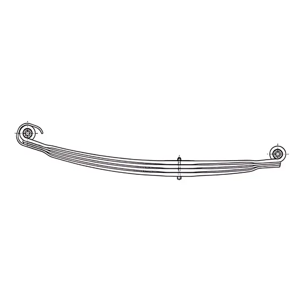 Feixe Mola 4 Lam para MB Actros 2007 a 2020 — JMB2376FX