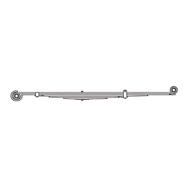 Feixe Mola Diant MB 914C 712C Eletronico — JMB0427FX