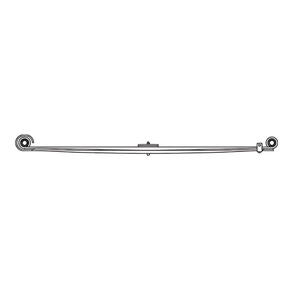 Feixe Mola MB Accelo 815 915C 2 Laminas — JMB2039FX