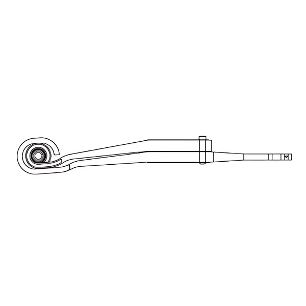 Feixe Mola Tras LE 2 Lam Parabolica Caminhao — JSV2467FX