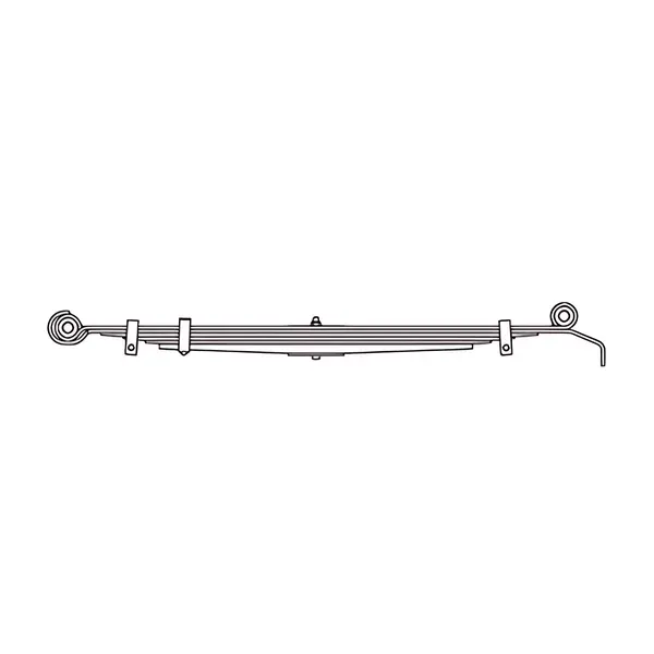 Feixe Mola Tras VW 7110 7100 710 — JVW0611FX