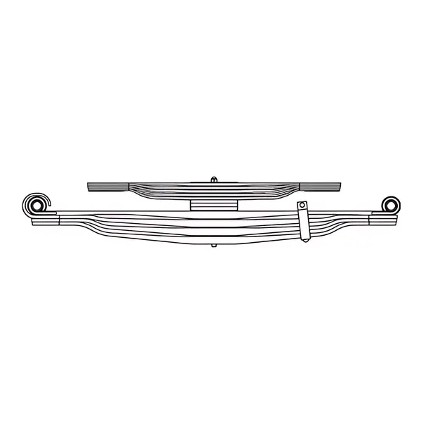Feixe Mola Traseira MB 1718 1723 1728 — JMB2087FX