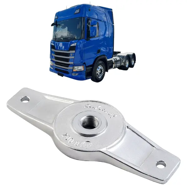 Flange Tração Rodoar Modelo Scania Traçado Régua Furo Fino