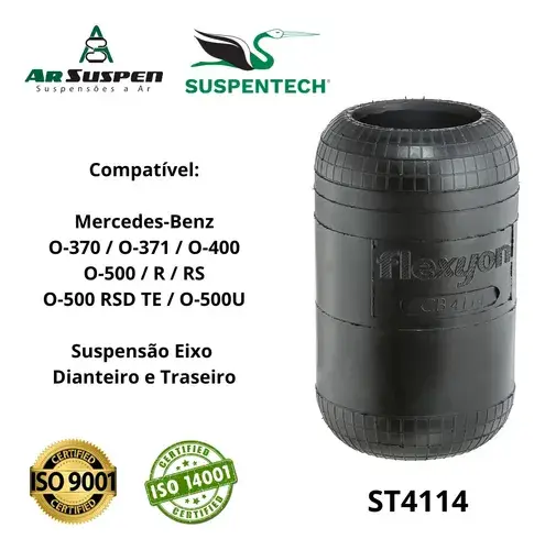 Fole Suspensao Pneumatica Onibus MB O370 O500 — ST4114